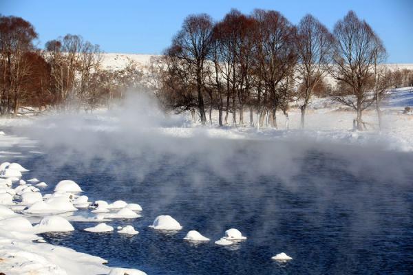 不冻河风光
