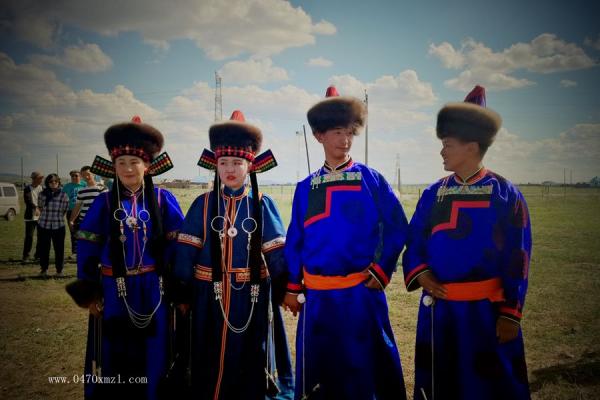 在布里亚特婚礼上