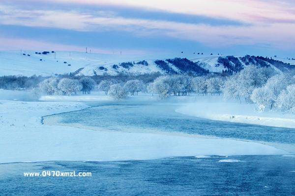 冬季的鄂温克雪原
