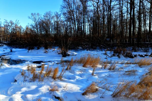 根河不冻河风景